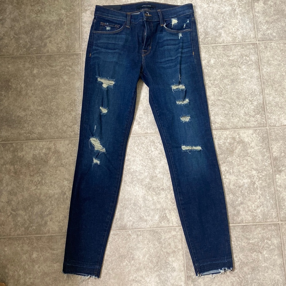 J Brand Women’s Distressed Crop Jeans